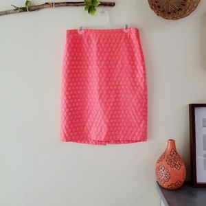 J. Crew The Pencil Skirt Polka Dot Pink 0